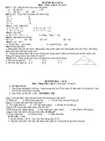 Đề KTĐK l2- cuối kì 1- sinh