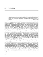 Moral capital and the American presidency - Aftermath