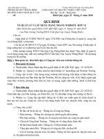 QUY ĐỊNH SỬ DỤNG WEBSITE TRƯỜNG THCS TRẦN QUÝ CÁP