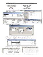 Tài liệu Kiểm tra 1 tiết CSDL QUẢN LÝ BÁN HÀNG