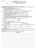 KIỂM TRA LỊCH SỬ KI LỚP 8