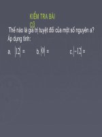 Tiết 44: Cộng hai số nguyên cùng dấu
