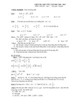 DU KIEN DE KIEM TRA HOC KY I 2010-2011