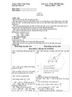 Bài soạn Hình học 8 kỳ II