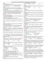 Tài liệu 518 Câu hỏi trắc nghiệm tuyển sinh cao đẳng đại học môn hóa