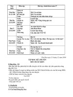 GA Lớp 3 Tuần 17CKT-KNS Van