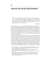 Universal law and the Papal Revolution