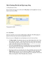 Bài soạn Một số hướng dẫn khi mới lập trang riêng