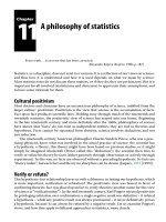 Causation - A philosophy of statistics