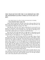 THỰC TRẠNG KẾ TOÁN TIÊU THỤ VÀ XÁC ĐỊNH KẾT QUẢ TIÊU THỤ THÀNH PHẨM TẠI CÔNG TY PHÂN LÂN NUNG CHẢY VĂN ĐIỂN