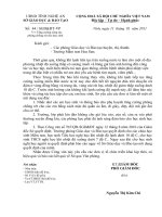 Bài soạn Phòng chống rét cho HS