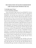 THỰC TRẠNG SỬ DỤNG VỐN TẠI CÔNG TY KINH DOANH MỸ NGHỆ VÀNG BẠC ĐÁ QUÝ NHNN&PTNT VIỆT NAM