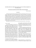 Phương pháp xác định khả năng sản xuất của hộ Nông dân