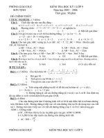 BỘ ĐỀ THI HKI - TOÁN 9