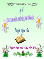 Tài liệu bai giang lop 4