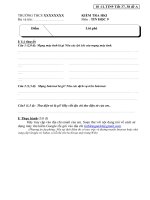 Thi HK 1 Tin 9 tự luận có đáp án