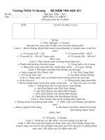 Bài giảng thi kiem tra cuoi kí lop 7 tan yen