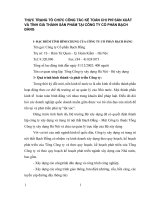 THỰC TRẠNG TỔ CHỨC CÔNG TÁC KẾ TOÁN CHI PHÍ SẢN XUẤT VÀ TÍNH GIÁ THÀNH SẢN PHẨM TẠI CÔNG TY CỔ PHẦN BẠCH ĐẰNG