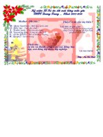 Bưu thiếp Lễ tri ân trưởng thành tặng các HS yêu quý