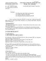 Lịch thi học kỳ I năm học 2010 - 2011