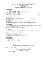 Tài liệu Đề thi Toán 6 HSG tham khảo