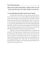 MỘT SỐ GIẢI PHÁP NHẰM HOÀN THIỆN CÔNG TÁC KẾ TOÁN NGUYÊN LIỆU VẬT LIỆU Ở CÔNG TY MAY 19-5