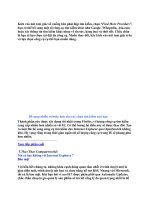 Những tiện ích bổ sung cho Internet Explorer 4