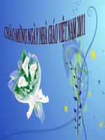 BÀI TOÁN CHUỶEN ĐỘNG NÉM NGANG