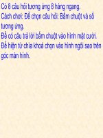 Bài giảng Ô chữ Quang Trung đại phá quân Thanh