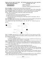 Bài soạn đề thi HSG môn sinh 9