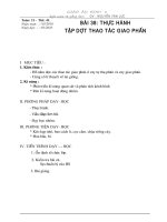 Tài liệu Bai 38. TH - Tap duot thao tac giao phan
