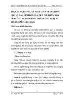 THỰC TẾ NGHIỆP VỤ KẾ TOÁN LƯU CHUYỂN HÀNG HÓA VÀ XÁC ĐỊNH KẾT QUẢ TIÊU THỤ HÀNG HÓA CỦA CÔNG TY TNHH PHÁT TRIỂN CÔNG NGHỆ VÀ THƯƠNG MẠI GIA LONG