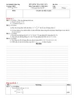 đề tham khảo 2 học kỳ 1 lớp 11