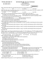 DE THI THU DH- CD 2010