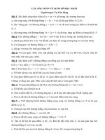 CAC BAI TOAN VE HAM SO BAC NHAT