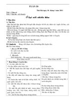 Bài giảng lop3 tuan 20