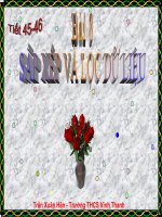 Bài 8 - Sắp xếp và lọc dữ liệu