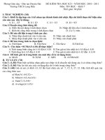 Bài giảng ĐỀ THI HKI TIN 7