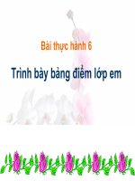 Bài soạn bai thuc hanh 6 tiet 1