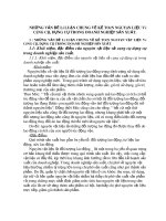 NHỮNG VẤN ĐỀ LÝ LUẬN CHUNG VỀ KẾ TOÁN NGUYÊN LIỆU VÀ CÔNG CỤ