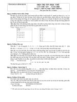 Tin học trẻ Bình Định lần 14 - Bảng C