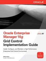 Oracle Enterprise Manager 10g Grid Control Implementation Guide P1