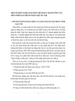 MỘT SỐ KIẾN NGHỊ, GIẢI PHÁP NHẰM ĐẨY MẠNH CÔNG TÁC PHÂN PHỐI SẢN PHẨM Ở BẢO VIỆT HÀ NỘI