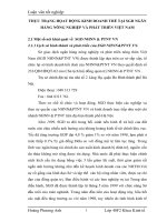 THỰC TRẠNG HỌAT ĐỘNG KINH DOANH THẺ TẠI SGD NGÂN HÀNG NÔNG NGHIỆP VÀ PHÁT TRIỂN VIỆT NAM