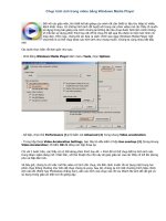 Chụp hình ảnh trong video bằng Window Media