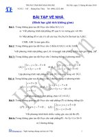(Luyện thi cấp tốc Toán) Chuyên đề hình học giải tích_Bài tập và hướng dẫn giải