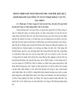 HOÀN THIỆN KẾ TOÁN DOANH THU, CHI PHÍ, KẾT QUẢ KINH DOANH TẠI CÔNG TY XUẤT NHẬP KHẨU VẬT TƯ TÀU THỦY