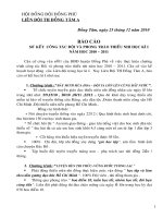 Tài liệu Báo cáo sơ kết học kỳ 1 Đồng Tâm a