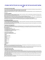 Bài giảng KỸ NĂNG THIẾT KẾ TỔ CHỨC CÁC HOẠT ĐỘNG TẬP THỂ CHO ĐVTN KHỐI TRƯỜNG HỌC