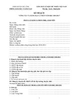 Ke hoach ca nhan giao thcs